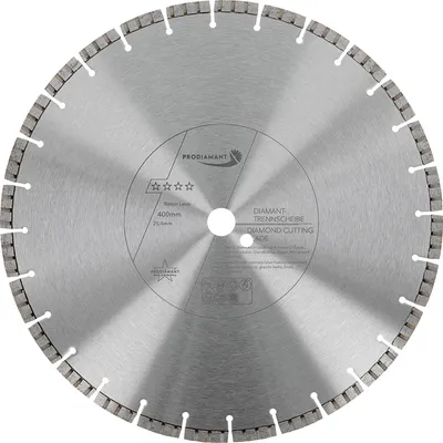 Image de Disque diamanté PRODIAMANT 400 mm béton Laser Turbo B711 alésage 25,4 mm