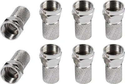 Produktbild von VIVanco™F-Stecker, 7,0 mm, 8 Stück (44002)
