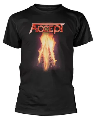 Produktbild von Accept T-Shirt Herren Flying V schwarz Band-Merch, Bands 100% Baumwolle XL