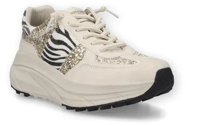 Produktbild von Dockers by Gerli Damen Sneaker Low Animal Offwhite/multi, Schuhgröße:39 EU