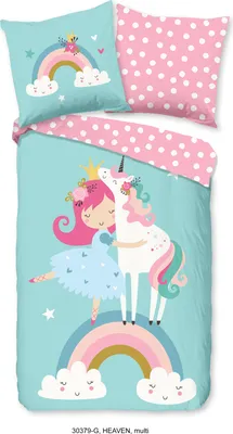 Produktbild von Good Morning Bettwäsche-Garnitur Heaven Farbe Multi Größe 135x200+80x80