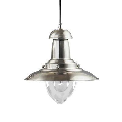 Image de Fischerman Satin Argent Lampe à suspendre