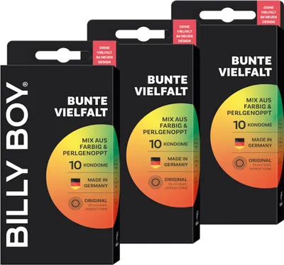 Produktbild von BILLY BOY BUNTE VIELFALT 10ER (3er Pack)