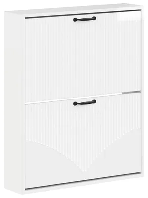 Produktbild von Wandmontierter Schuhschrank HOORN 71 x 17 x 86 cm Holzwerkstoff