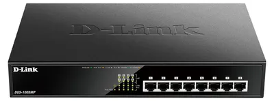 Immagine prodotto di Switch 280mm D-Link DGS-1008MP                   8*GE PoE+ retail