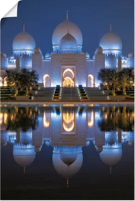 Produktbild von ARTland Poster Scheich-Zayid-Moschee Größe: 20x30 cm