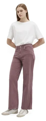 Immagine prodotto di Pantaloni da donna Mavi, modello Malibu, in velluto a coste, colore viola tenue, taglia 26/30