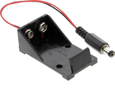 Produktbild von Batteriefach - 1x 9V-Blockbatterie, kompakt ohne Stecker