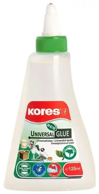 Obrázek produktu pro Kores 75206, Gel, Lahvička s lepidlem, 60 ml, Karton, Textil, Papír, Dřevo, Obchodní balení, 12 kusů