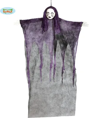 Produktbild von Halloween Deko Puppe, lila, 95 cm