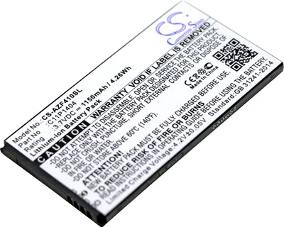 Immagine prodotto di TECHTEK Batteria compatibile con [Asus] ZenFone 4 A400CG, ZenFone 4 PF400CG sostituisce C11P1404