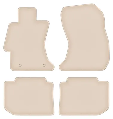 Produktbild von DURBAN Beige Velours-Fußmatten-Set für Subaru Impreza IV Schrägheck, Limousine (2011-2016)