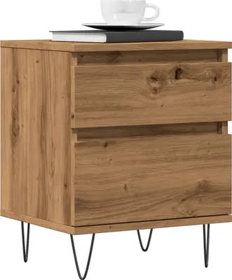 Obrázok produktu pre vidaXL Nočné stolíky 2 ks. Artisan dub 40x35x50 cm materiál na báze dreva