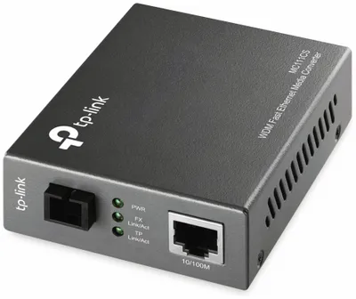 Produktbild von TP-Link WDM-Fast-Ethernet-Medienkonverter, 1000 Mbit/s, IEEE 802.3, IEEE 802.3u, IEEE 802.3x, Gigabit Ethernet, 1000 Mbit/s, 100BASE-FX, Cat3, Cat4, Cat5, Cat5e