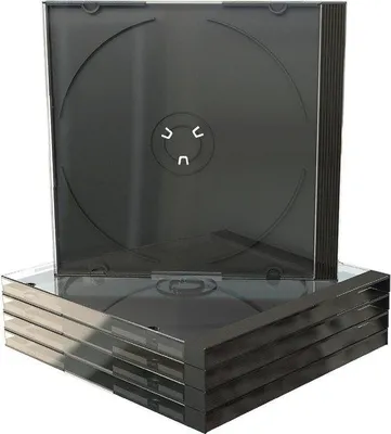 Produktbild von Famanu CD-Aufbewahrungsbox 104 mm schwarz - 50 Stück