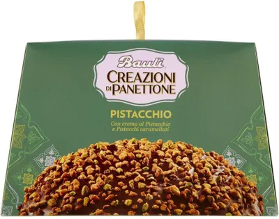 Produktbild von 4x Bauli creazioni di panettone pistacchio mit Pistaziencreme und karamellisierten Pistazien 750g
