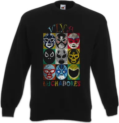 Produktbild von Urban Backwoods Luchadores, Sweatshirt, Farbe: Schwarz, Größe: S