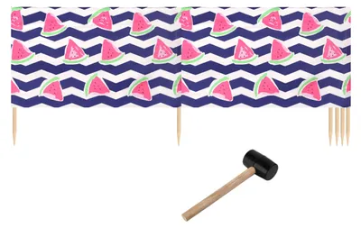 Image de Ladeheid Plage Paravent LAEX001 (Pastèque-9, 6 m)