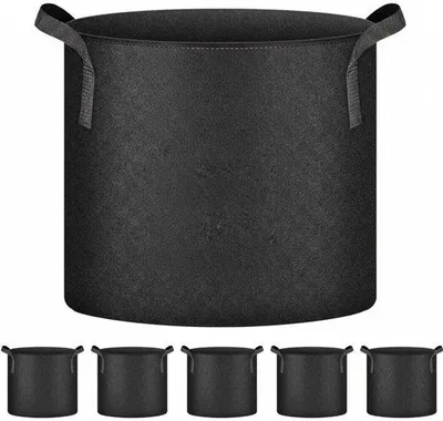Produktbild von Famanu Kweektöpfe 5-teiliges Set - 35 Liter - Schwarz