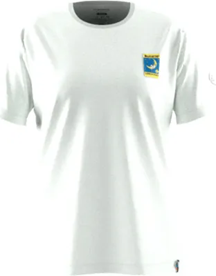 Weißes T-Shirt für Damen mit Logo von La Sportiva; Modell "Moon Climb".