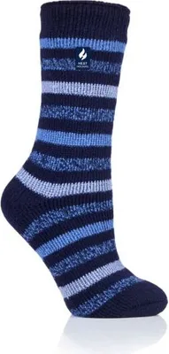 Produktbild von Heat Holders BSLHH468G1NVY Dámske extra teplé termoponožky Rosebud Navy 37-42