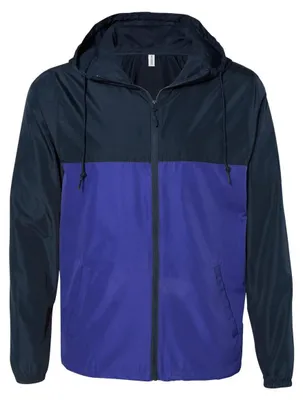 Productafbeelding van Independent - Winddichte jas voor heren/dames, uni, lichtgewicht (LT3921) (Koningsblauw/Klassiek marineblauw) (maat L)