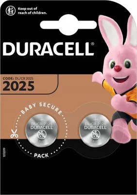 Produktbild von Duracell Mini Lithium CR2025 Knopfbatterie 2 Stück 5000394045514