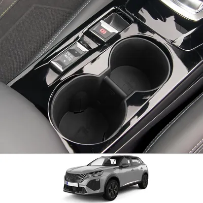 Image de Omgoods - Porte-gobelets pratique pour Peugeot 208 et 2008