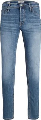 Produktbild von Jack & Jones 12157416, Blau, Jeans, Baumwolle, Elasthan, Polyester, Nicht bleichen, Natürliche Trocknung, Nicht chemisch reinigen