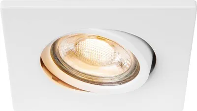 Productafbeelding van SLV Inbouwspots voor plafond, Easy-Install Master QPAR51, wit, vierkant, max. 20W, GU10, kantelbaar