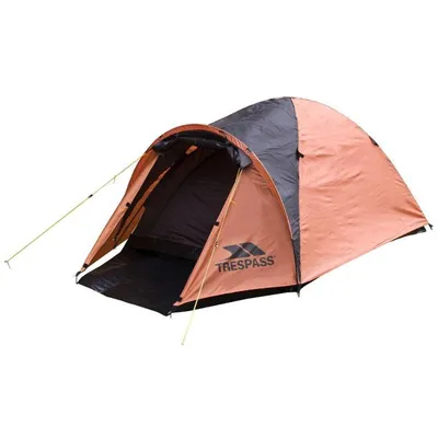 Produktbild von Trespass Zelt Tarmachan 2-Personen orange wasserdicht Kuppelzelt Camping