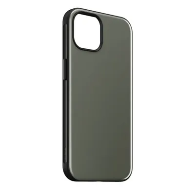 Produktbild von Nomad Metallic Handyhülle für Apple iPhone 13, MagSafe kompatibel – Khakigrün