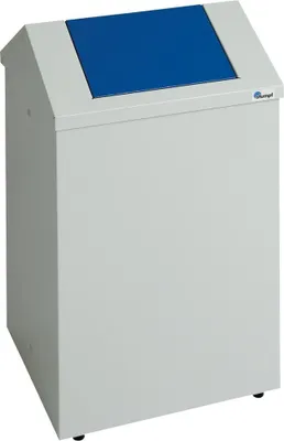 A product shot of a waste bin.