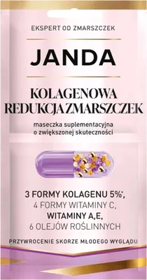Obrázek produktu pro JANDA Kolagenní maska ​​pro redukci vrásek, 2x4 ml