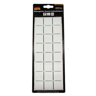 Produktbild von EUROTOOLS Möbelgleiter 342-NBFR, EVA, 28x28 mm, 24 Stück