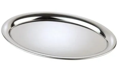 Zdjęcie produktu dla APS-Germany KAFFEEHAUS, Taca do serwowania samo-wyważająca, Owalny, Stal nierdzewna, Stal nierdzewna, KAFFEEHAUS, 290 mm