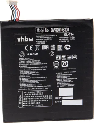 Produktbild von vhbw Akku kompatibel mit LG G Pad V495, F7, 8.0, V490 Tablet Pad (4200 mAh, 3,7 V, Li-Polymer)