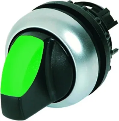 Produktbild von Eaton M22-WLK3-G - Kippschalter - Kunststoff - Schwarz - Grün - Silber - IP66 - 29,7 mm - 45,9 mm