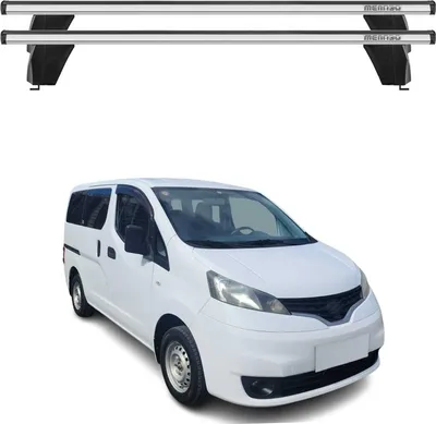 Produktbild von Menabo Dachträger Grundtäger für Nissan NV200 2009-2021 75kg Alu Silber 2 tlg
