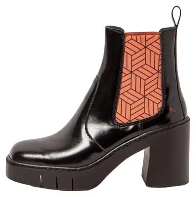 Produktbild von Art Stiefeletten Damen 1983 NAPPA SHINNY BLACK-SALMON/BERNA Bunt