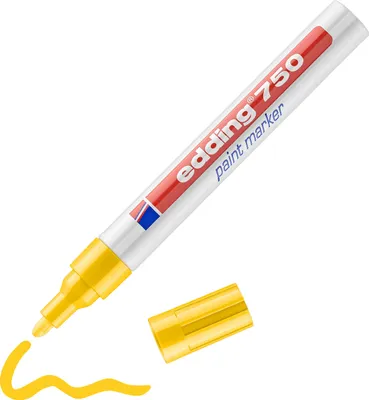 Produktbild von edding® Lackmarker 750/4-750005, gelb - 1 Stück