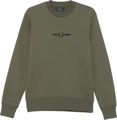 Zdjęcie produktu dla Fred Perry Embroidered Sweatshirt Zielony