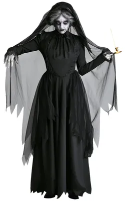 Imagen del producto de Elzusha - Traje de novia elegante para mujer, color , ideal para disfraces de Halloween o cosplay