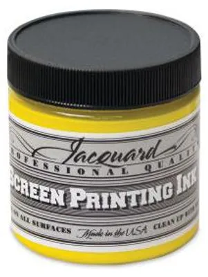 Image de Encre sérigraphique Jacquard 118 ml - Jaune Opaque Encre textile