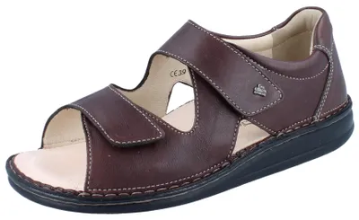 Produktbild von FINN COMFORT Argos Soft Herren Sandale dunkelbraun Glattleder - Größe: 42