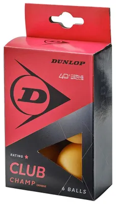 Productafbeelding van Dunlop 40+ Club Champ, 6 ballen, oranje - oranje, maat: -