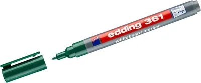 Image de Marqueur pour tableau blanc edding 361 rechargeable 1mm vert Paquet de 10 pièces