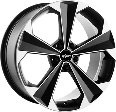 Produktbild von Oxigin Felge 22 OXRS 8.5 Zollx19 Zoll ET43 5x112 Black Matt Polish OX228519H343BMP kompatibel mit VW Arteon Beetle Eos Golf Plus Golf V Golf V Variant/Jetta