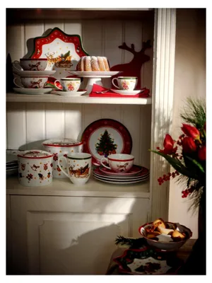 Produktbild von Porzellan Schüssel Winterzeit 17 cm