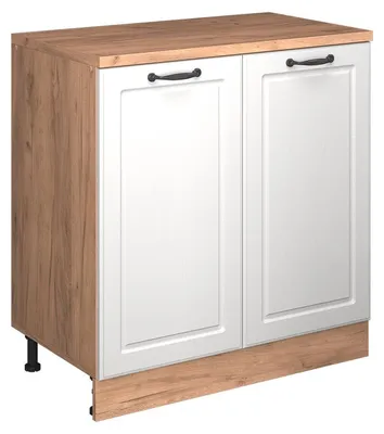 Image de Meuble pour combles Vicco Rion Blanc campagne 80x81.6cm sans pente avec 2 portes, Model 60868